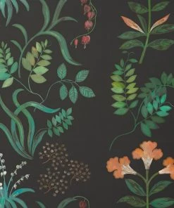 Liberty Fabrics Botanical Stripe Wallpaper, Jade