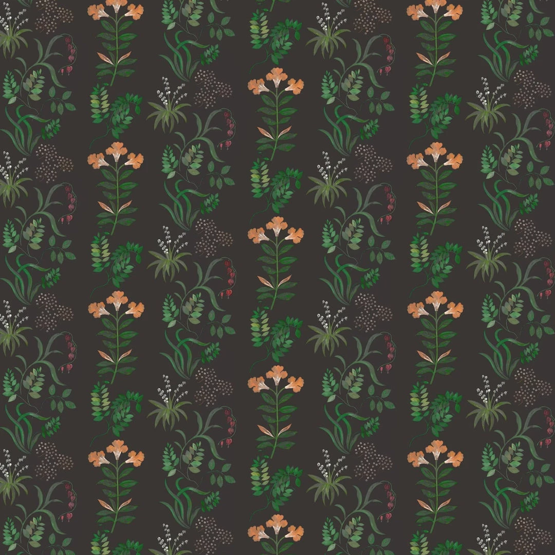 Liberty Fabrics Botanical Stripe Wallpaper, Jade 8 Liberty Fabrics Botanical Stripe Wallpaper, Jade