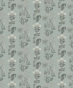 Liberty Fabrics New Botanical Stripe Wallpaper, Pewter