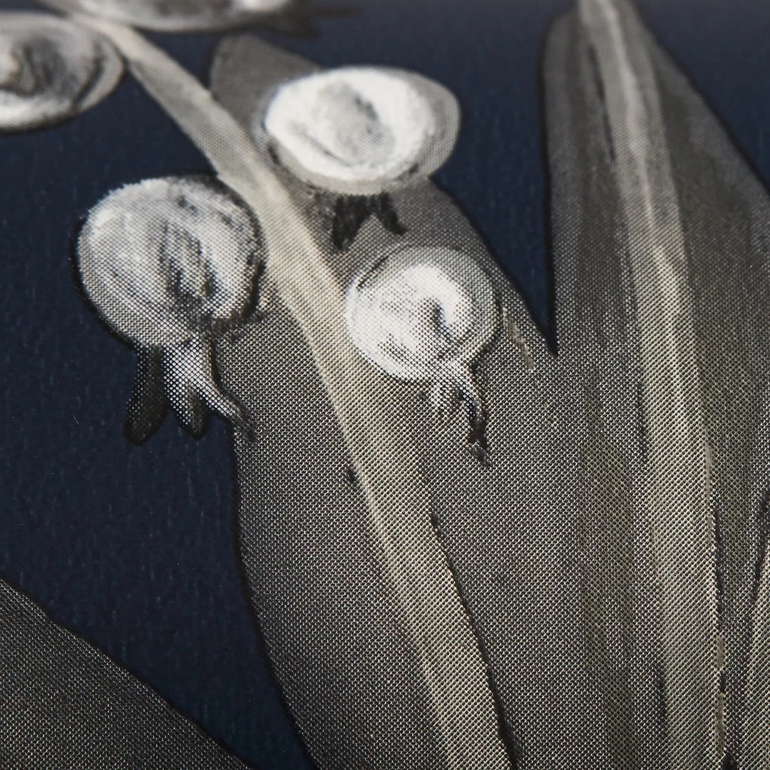 Liberty Fabrics Botanical Stripe Wallpaper, Pewter Blue New 10 Liberty Fabrics Botanical Stripe Wallpaper, Pewter Blue New