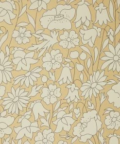 Liberty Fabrics Poppy Meadow Wallpaper In Pewter Gold New 9 Liberty Fabrics Poppy Meadow Wallpaper In Pewter Gold New