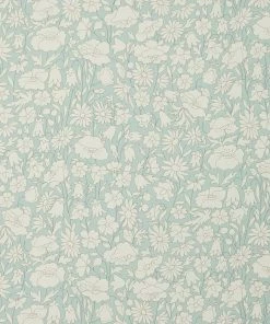 Liberty Fabrics Poppy Meadow Wallpaper In Salvia New