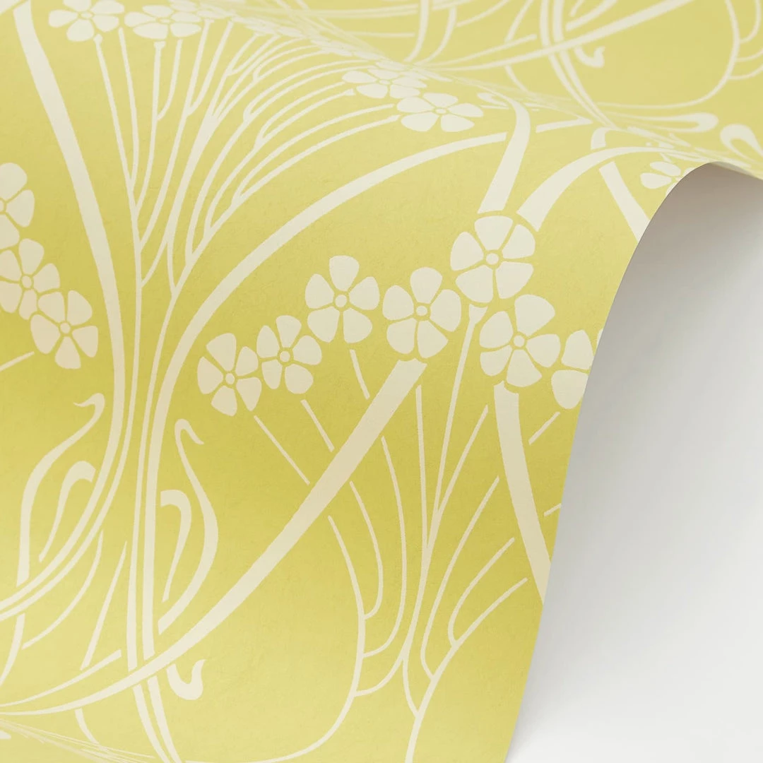 Liberty Fabrics Lanthe Mono Wallpaper In Fennel New 4 Liberty Fabrics Lanthe Mono Wallpaper In Fennel New