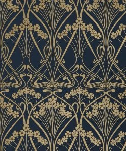 Liberty Fabrics Lanthe Mono Wallpaper In Lapis New