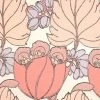 Liberty Fabrics New Regency Tulip Wallpaper In Lacquer