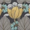 Liberty Fabrics Regency Tulip Wallpaper In Pewter New