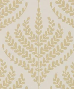 Liberty Fabrics New Paisley Fern Wallpaper In Fennel