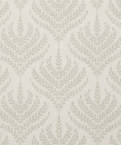 Liberty Fabrics Paisley Fern Wallpaper In Pewter White New