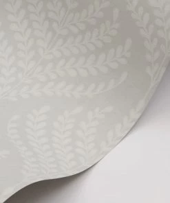 Liberty Fabrics Paisley Fern Wallpaper In Pewter