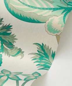 Liberty Fabrics New Palampore Trail Wallpaper In Jade