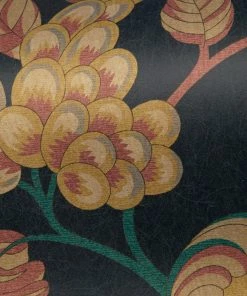 Liberty Fabrics New Palampore Trail Wallpaper In Pewter Blue