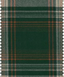 Mind The Gap New Woodstock Fabrics, Monterey Plaid Green Woven