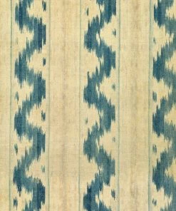 Mind The Gap New Woodstock Collection, VINTAGE IKAT Topiary Green