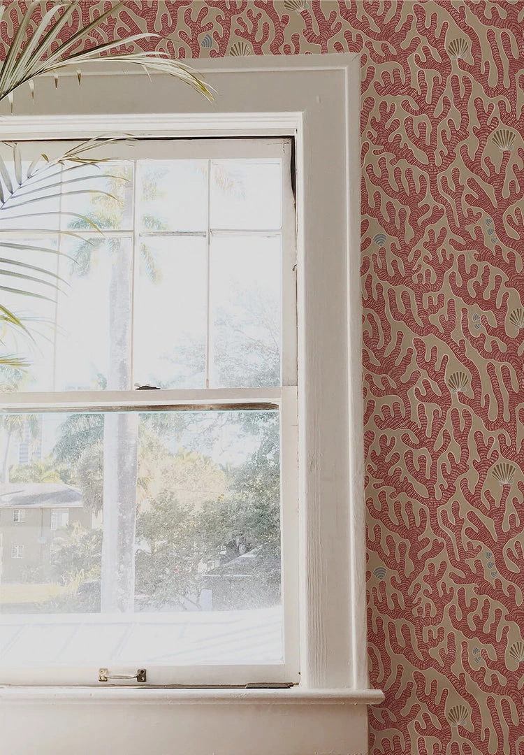 Josephine Munsey Coral In Osney Blue Rose & Thorn 9 Josephine Munsey Coral In Osney Blue Rose & Thorn