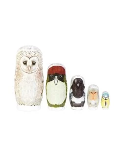 Marmalade Lion British Birds Babushka Dolls