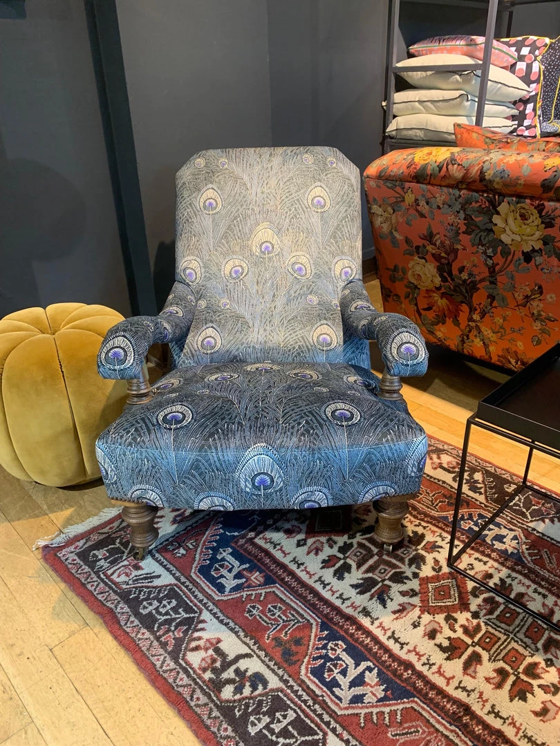 Liberty Fabrics Hera Feather Vintage Velvet, Jade 15 Liberty Fabrics Hera Feather Vintage Velvet, Jade