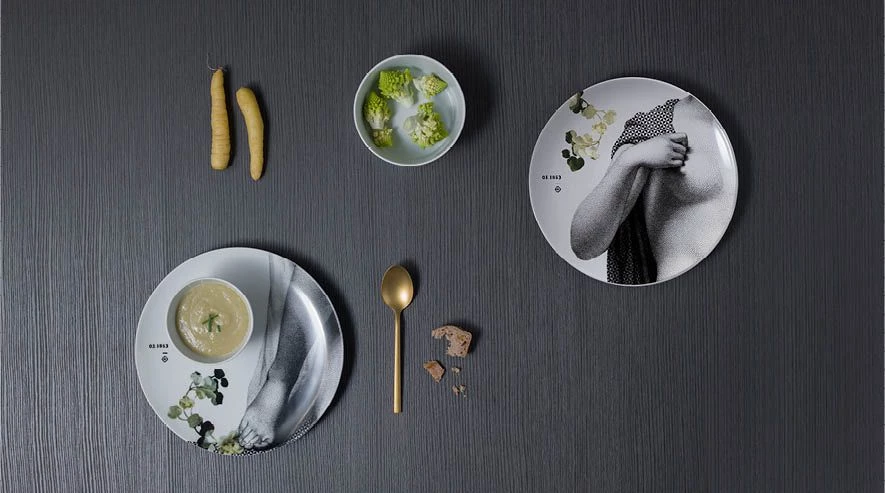 Les Jardins Royaux Ibride Porcelain Parnasse Hiver Set Of 2 3 Les Jardins Royaux Ibride Porcelain Parnasse Hiver Set Of 2