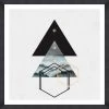 Mind The Gap Abstract Mood Triangles I & II Framed Art 2 Mind The Gap Abstract Mood Triangles I & II Framed Art