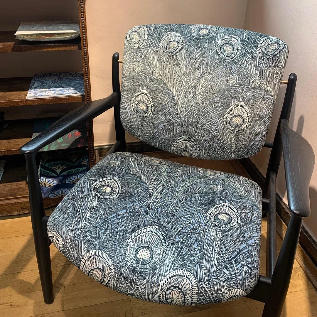 Liberty Fabrics Hera Feather Vintage Velvet, Jade 9 Liberty Fabrics Hera Feather Vintage Velvet, Jade