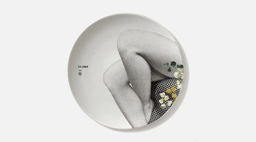 Les Jardins Royaux Ibride Porcelain Parnasse Automne Set Of 2 5 Les Jardins Royaux Ibride Porcelain Parnasse Automne Set Of 2