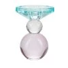 Cozy Living Miss Etoile Crystal Candle Holder Rose, Aqua