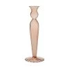 BAHNE French Glass Candle Holder Rose