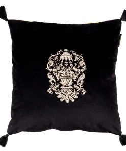 Mind The Gap Manor Crest / La Voliere Embroidered Cushion
