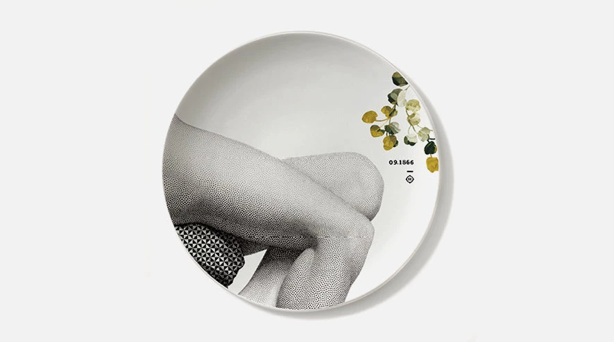 Les Jardins Royaux Ibride Porcelain Parnasse Automne Set Of 2 6 Les Jardins Royaux Ibride Porcelain Parnasse Automne Set Of 2