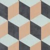 BN Building Blocks Wallpaper Peach & Teal 2 BN Building Blocks Wallpaper Peach & Teal