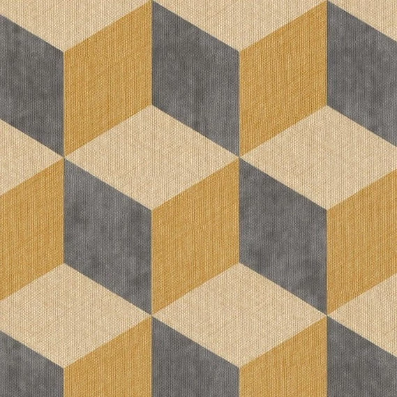 BN Building Blocks Wallpaper Mustard 3 BN Building Blocks Wallpaper Mustard