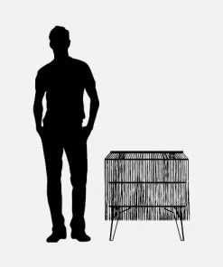 Ibride Baby Alpaga Fringed Bedside Table Sparkling Green Bohemian Dream