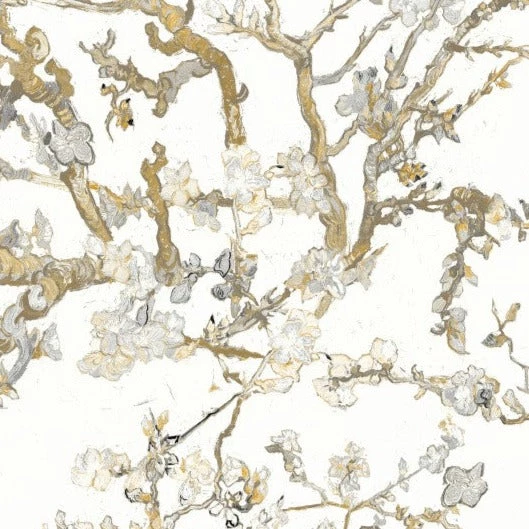 BN Van Gogh Wallpaper - Almond Blossom Snow White 3 BN Van Gogh Wallpaper - Almond Blossom Snow White