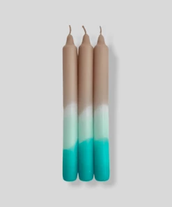 Pink Stories Neon Taper Candles Coconut Waterfall New