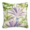 Mind The Gap Palmeras Frost Grey Linen Cushion