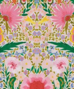 Mind The Gap Woodstock Collection, Susie Q Anthracite Wallpaper