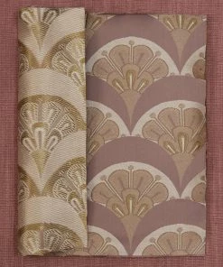 Liberty Fabrics New Deco Scallop Multi Jacquard Fabric, Pewter Dark 30 Liberty Fabrics New Deco Scallop Multi Jacquard Fabric, Pewter Dark