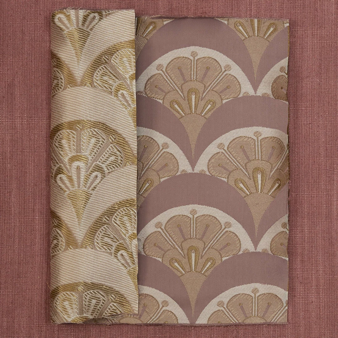 Liberty Fabrics New Deco Scallop Multi Jacquard Fabric, Pewter Dark 16 Liberty Fabrics New Deco Scallop Multi Jacquard Fabric, Pewter Dark