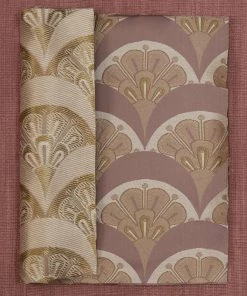 Liberty Fabrics Deco Scallop Multi Jacquard Fabric, Lichen New