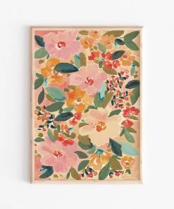 Candice Gray New A3 Abstract Floral Print