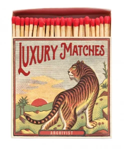 Archivist Gallery New Tiger Luxury Match Box Square Rose & Thorn