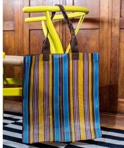 British Colour Standard Eco Woven Market Shopper Indian Yellow New