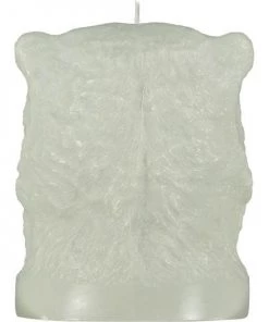 British Colour Standard Bear Head Candle - Willow