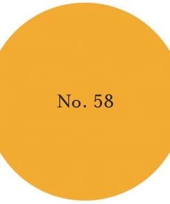 British Colour Standard Wooden Candle Holder Tall - Saffron Yellow