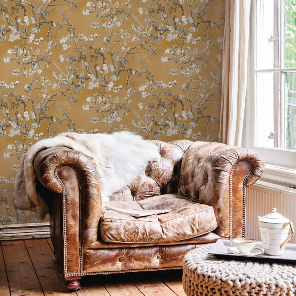 BN Van Gogh Wallpaper - Almond Blossom Pink 11 BN Van Gogh Wallpaper - Almond Blossom Pink