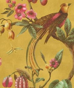 BN Fiore Aviary Bird Wallpaper Dark Rose & Thorn 19 BN Fiore Aviary Bird Wallpaper Dark Rose & Thorn