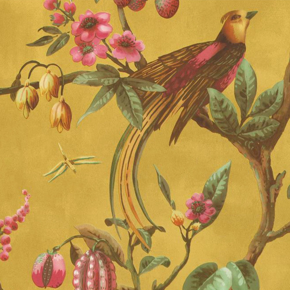BN Fiore Aviary Bird Wallpaper Dark Rose & Thorn 10 BN Fiore Aviary Bird Wallpaper Dark Rose & Thorn