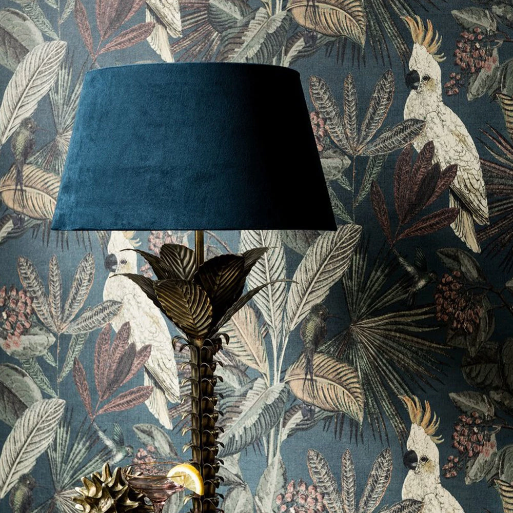 BN Panthera Cockatoo Print Wallpaper - Teal 7 BN Panthera Cockatoo Print Wallpaper - Teal