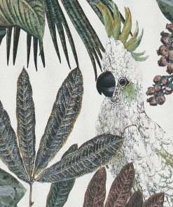 BN Havana Tropicana Panthera Cockatoo Print Wallpaper - Grey