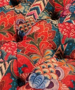 Mind The Gap Saray Ottoman - Psychedelia Linen New