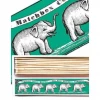 Archivist Gallery Luxury Long Match Box Green Elephants Havana Tropicana